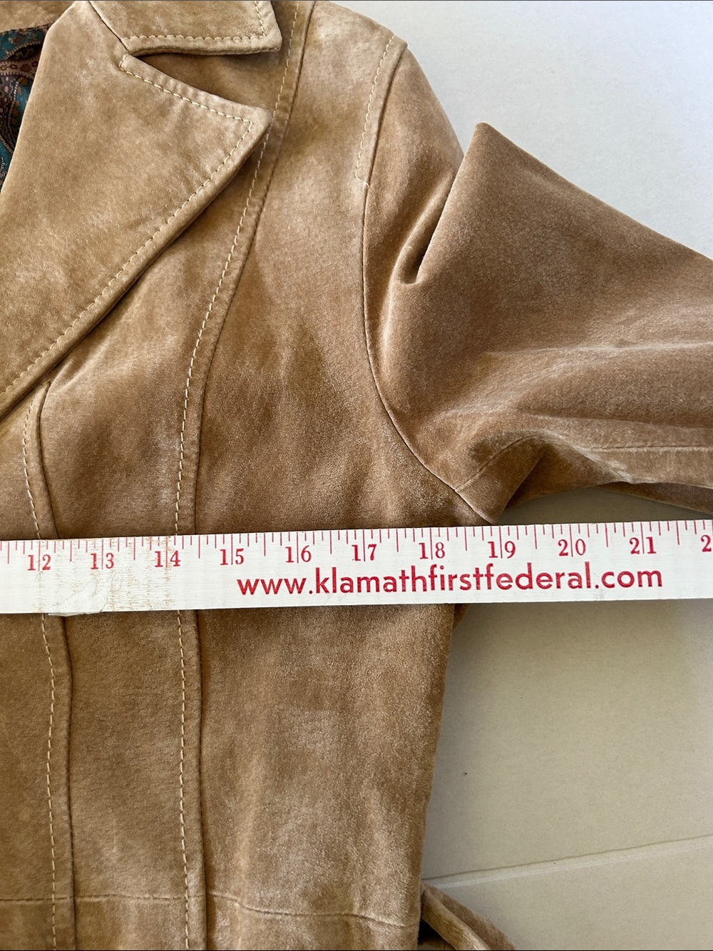 WILSONS LEATHER MAXIMA SUEDE BELTED COAT SIZE M - Picture 9 of 11